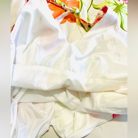 Donna Rocco sun dress floral pineapple colorful summer beach vacation women’s 10 - Picture 6 of 11